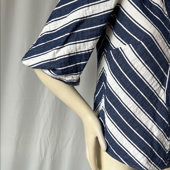 Kate Spade New York Stripe Double Cloth Top - Picture 4 of 7